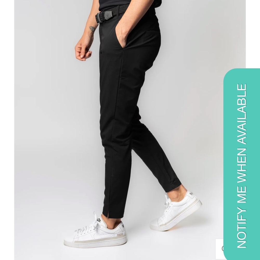 Stylish Black Slim-Fit Pants